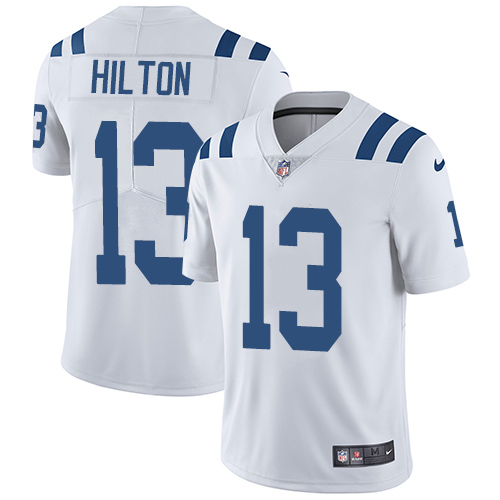 Nike Colts #13 T.Y. Hilton White Men's Stitched NFL Vapor Untouchable Limited Jersey Nike Colts #13 T.Y. Hilton White Men's Stitched NFL Vapor Untouchable Limited Jersey