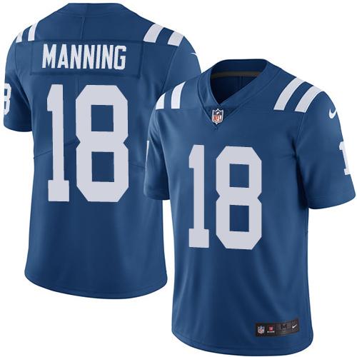 Nike Colts #18 Peyton Manning Royal Blue Team Color Youth Stitched NFL Vapor Untouchable Limited Jersey Nike Colts #18 Peyton Manning Royal Blue Team Color Youth Stitched NFL Vapor Untouchable Limited Jersey