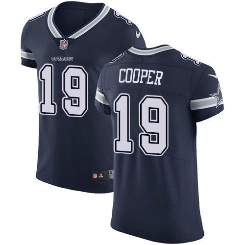 Nike Cowboys #19 Amari Cooper Navy Blue Team Color Men's Stitched NFL Vapor Untouchable Elite Jersey Nike Cowboys #19 Amari Cooper Navy Blue Team Color Men's Stitched NFL Vapor Untouchable Elite Jersey
