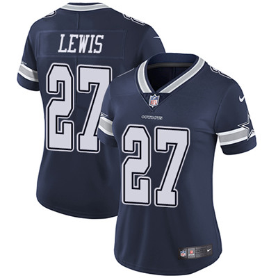 Nike Cowboys #27 Jourdan Lewis Navy Blue Women's Team Color Vapor Untouchable Elite Player NFL Jersey