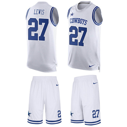 Nike Cowboys #27 Jourdan Lewis White Men's  Tank Top Suit NFL Limited Jersey
