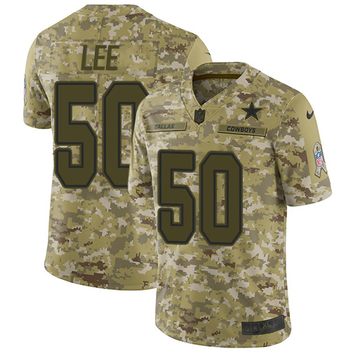 Nike Cowboys #50 Sean Lee Camo Men's Stitched NFL Limited 2018 Salute To Service Jersey Nike Cowboys #50 Sean Lee Camo Men's Stitched NFL Limited 2018 Salute To Service Jersey