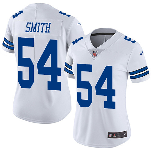 Nike Cowboys #54 Jaylon Smith White Women's Stitched NFL Vapor Untouchable Limited Jersey Nike Cowboys #54 Jaylon Smith White Women's Stitched NFL Vapor Untouchable Limited Jersey