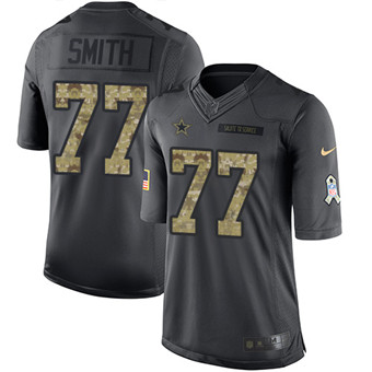 Nike Cowboys #77 Tyron Smith Black Men's Stitched NFL Limited 2016 Salute To Service Jersey Nike Cowboys #77 Tyron Smith Black Men's Stitched NFL Limited 2016 Salute To Service Jersey