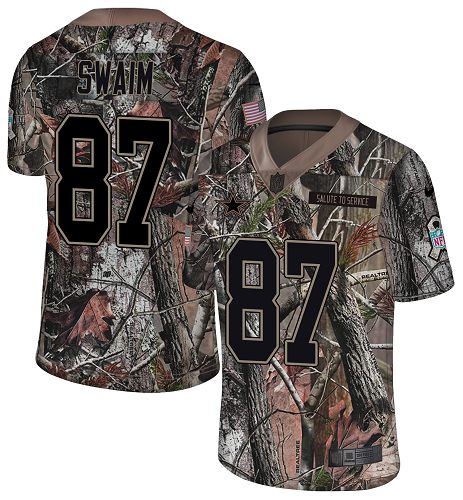 Nike Cowboys #87 Geoff Swaim Camo Men's Stitched NFL Limited Rush Realtree Jersey Nike Cowboys #87 Geoff Swaim Camo Men's Stitched NFL Limited Rush Realtree Jersey