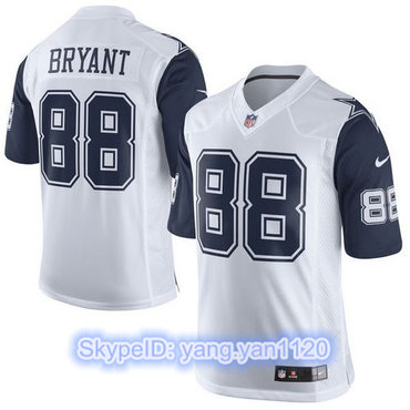 Nike Cowboys #88 Dez Bryant White Men's Stitched NFL Limited Rush Jersey Nike Cowboys #88 Dez Bryant White Men's Stitched NFL Limited Rush Jersey