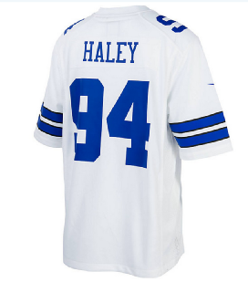 Nike Cowboys #94 HALEY White Men's Stitched NFL Elite Jersey Nike Cowboys #94 HALEY White Men's Stitched NFL Elite Jersey