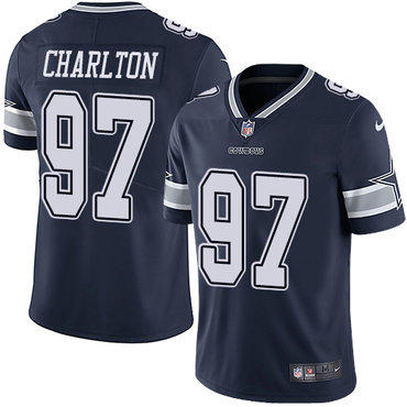 Nike Cowboys #97 Taco Charlton Navy Blue Team Color Men's Stitched NFL Vapor Untouchable Limited Jersey Nike Cowboys #97 Taco Charlton Navy Blue Team Color Men's Stitched NFL Vapor Untouchable Limited Jersey