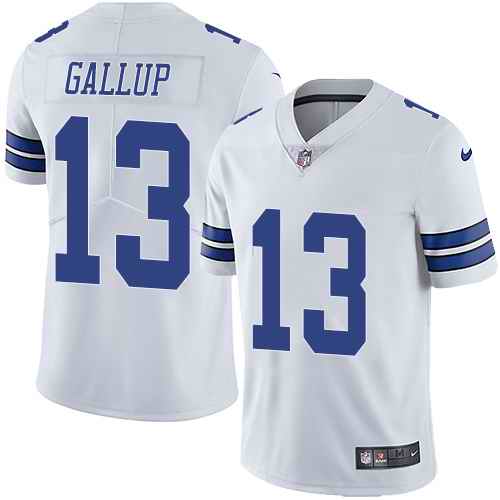 Nike Cowboys 13 Michael Gallup White Vapor Untouchable Limited Jersey Nike Cowboys 13 Michael Gallup White Vapor Untouchable Limited Jersey