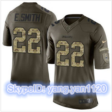 Nike Dallas Cowboys #22 Emmitt Smith Green Men's Stitched NFL Limited Salute To Service Jersey Nike Dallas Cowboys #22 Emmitt Smith Green Men's Stitched NFL Limited Salute To Service Jersey