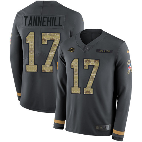 Nike Dolphins #17 Ryan Tannehill Anthracite Salute to Service Youth Nike Dolphins #17 Ryan Tannehill Anthracite Salute to Service Youth