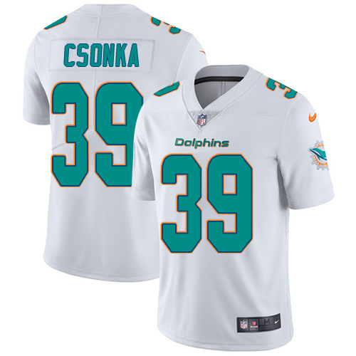 Nike Dolphins #39 Larry Csonka White Men's Stitched NFL Vapor Untouchable Limited Jersey Nike Dolphins #39 Larry Csonka White Men's Stitched NFL Vapor Untouchable Limited Jersey