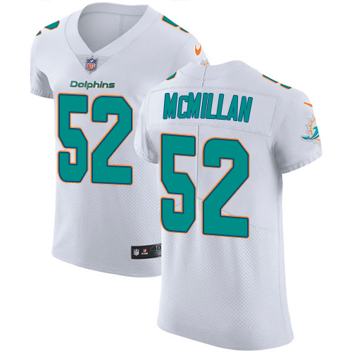 Nike Dolphins #52 Raekwon McMillan White Men's Stitched NFL Vapor Untouchable Elite Jersey Nike Dolphins #52 Raekwon McMillan White Men's Stitched NFL Vapor Untouchable Elite Jersey