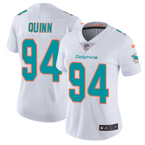 Nike Dolphins #94 Robert Quinn White Women's Stitched NFL Vapor Untouchable Limited Jersey Nike Dolphins #94 Robert Quinn White Women's Stitched NFL Vapor Untouchable Limited Jersey