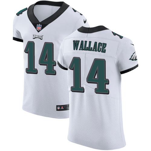 Nike Eagles #14 Mike Wallace White Men's Stitched NFL Vapor Untouchable Elite Jersey Nike Eagles #14 Mike Wallace White Men's Stitched NFL Vapor Untouchable Elite Jersey