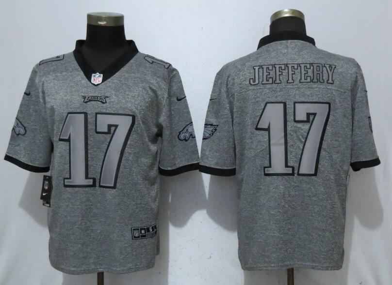 Nike Eagles #17 Alshon Jeffery Gray Gridiron Gray Vapor Untouchable Limited Jersey Nike Eagles #17 Alshon Jeffery Gray Gridiron Gray Vapor Untouchable Limited Jersey