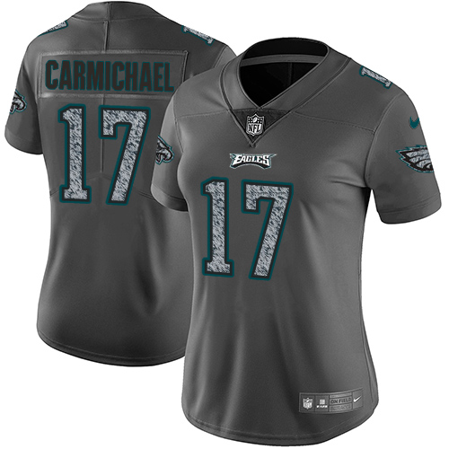 Nike Eagles #17 Harold Carmichael Gray Static Women's NFL Vapor Untouchable Game Jersey Nike Eagles #17 Harold Carmichael Gray Static Women's NFL Vapor Untouchable Game Jersey
