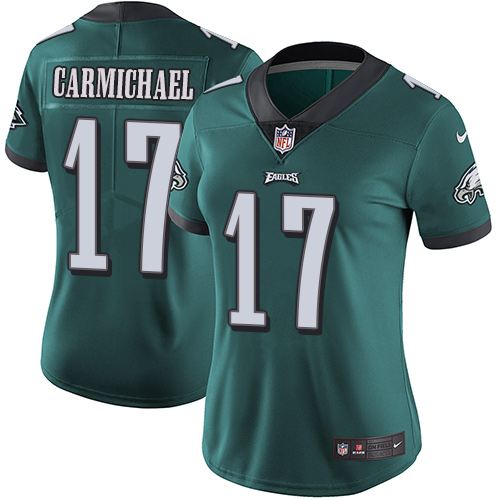 Nike Eagles #17 Harold Carmichael Midnight Green Team Color Women's Stitched NFL Vapor Untouchable Limited Jersey Nike Eagles #17 Harold Carmichael Midnight Green Team Color Women's Stitched NFL Vapor Untouchable Limited Jersey
