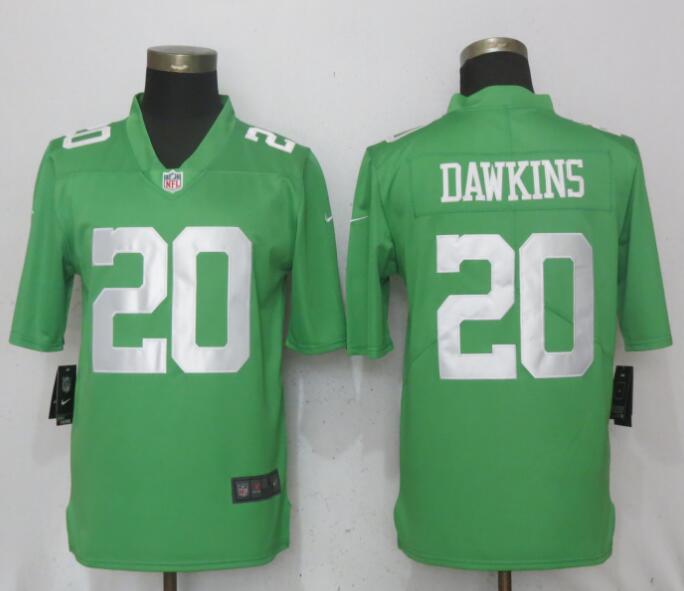 Nike Eagles #20 Brian Dawkins Green 2017 Vapor Untouchable Player Limited Jersey