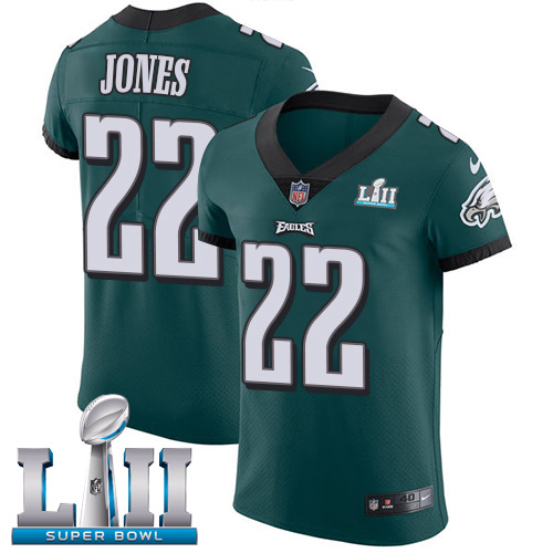 Nike Eagles #22 Sidney Jones Midnight Green Team Color Super Bowl LII Men's Stitched NFL Vapor Untouchable Elite Jersey Nike Eagles #22 Sidney Jones Midnight Green Team Color Super Bowl LII Men's Stitched NFL Vapor Untouchable Elite Jersey
