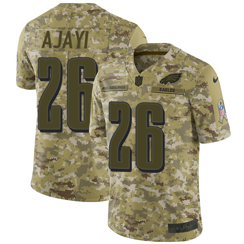 Nike Eagles #26 Jay Ajayi Camo Men's Stitched NFL Limited 2018 Salute To Service Jersey Nike Eagles #26 Jay Ajayi Camo Men's Stitched NFL Limited 2018 Salute To Service Jersey