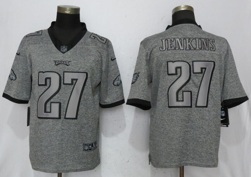 Nike Eagles #27 Malcolm Jenkins Gray Gridiron Gray Vapor Untouchable Limited Jersey Nike Eagles #27 Malcolm Jenkins Gray Gridiron Gray Vapor Untouchable Limited Jersey