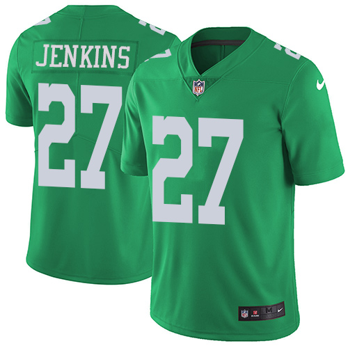 Nike Eagles #27 Malcolm Jenkins Green Men's Stitched NFL Limited Rush Jersey Nike Eagles #27 Malcolm Jenkins Green Men's Stitched NFL Limited Rush Jersey