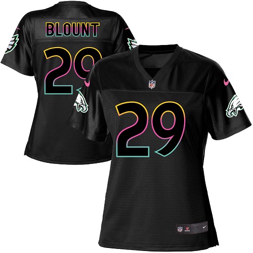 Nike Eagles #29 LeGarrette Blount Black Women's NFL Fashion Game Jersey Nike Eagles #29 LeGarrette Blount Black Women's NFL Fashion Game Jersey