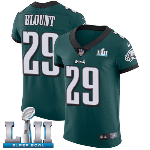 Nike Eagles #29 LeGarrette Blount Midnight Green Team Color Super Bowl LII Men's Stitched NFL Vapor Untouchable Elite Jersey Nike Eagles #29 LeGarrette Blount Midnight Green Team Color Super Bowl LII Men's Stitched NFL Vapor Untouchable Elite Jersey