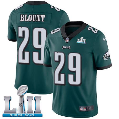 Nike Eagles #29 LeGarrette Blount Midnight Green Team Color Super Bowl LII Youth Stitched NFL Vapor Untouchable Limited Jersey Nike Eagles #29 LeGarrette Blount Midnight Green Team Color Super Bowl LII Youth Stitched NFL Vapor Untouchable Limited Jersey