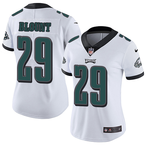 Nike Eagles #29 LeGarrette Blount White Women's Stitched NFL Vapor Untouchable Limited Jersey Nike Eagles #29 LeGarrette Blount White Women's Stitched NFL Vapor Untouchable Limited Jersey
