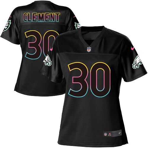 Nike Eagles #30 Corey Clement Black Women's NFL Fashion Game Jersey Nike Eagles #30 Corey Clement Black Women's NFL Fashion Game Jersey