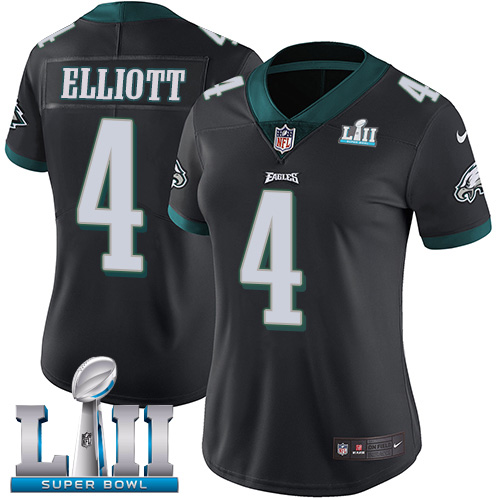 Nike Eagles #4 Jake Elliott Black Alternate Super Bowl LII Women's Stitched NFL Vapor Untouchable Limited Jersey Nike Eagles #4 Jake Elliott Black Alternate Super Bowl LII Women's Stitched NFL Vapor Untouchable Limited Jersey