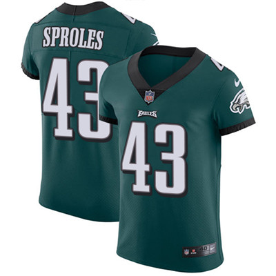 Nike Eagles #43 Darren Sproles Midnight Green Team Color Men's Stitched NFL Vapor Untouchable Elite Jersey Nike Eagles #43 Darren Sproles Midnight Green Team Color Men's Stitched NFL Vapor Untouchable Elite Jersey
