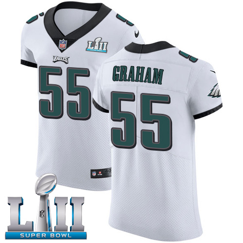 Nike Eagles #55 Brandon Graham White Super Bowl LII Men's Stitched NFL Vapor Untouchable Elite Jersey Nike Eagles #55 Brandon Graham White Super Bowl LII Men's Stitched NFL Vapor Untouchable Elite Jersey