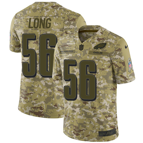 Nike Eagles #56 Chris Long Camo Men's Stitched NFL Limited 2018 Salute To Service Jersey Nike Eagles #56 Chris Long Camo Men's Stitched NFL Limited 2018 Salute To Service Jersey