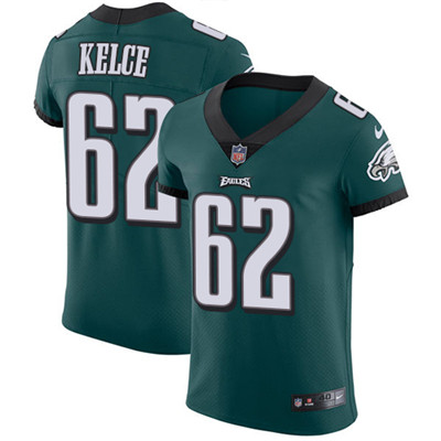 Nike Eagles #62 Jason Kelce Midnight Green Team Color Men's Stitched NFL Vapor Untouchable Elite Jersey Nike Eagles #62 Jason Kelce Midnight Green Team Color Men's Stitched NFL Vapor Untouchable Elite Jersey