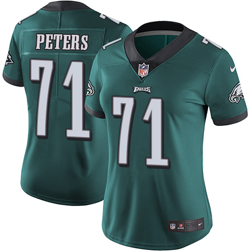 Nike Eagles #71 Jason Peters Midnight Green Team Color Women's Stitched NFL Vapor Untouchable Limited Jersey Nike Eagles #71 Jason Peters Midnight Green Team Color Women's Stitched NFL Vapor Untouchable Limited Jersey