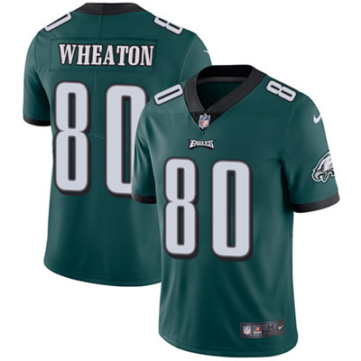 Nike Eagles #80 Markus Wheaton Midnight Green Team Color Men's Stitched NFL Vapor Untouchable Limited Jersey Nike Eagles #80 Markus Wheaton Midnight Green Team Color Men's Stitched NFL Vapor Untouchable Limited Jersey