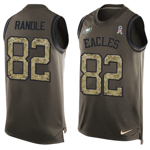 Nike Eagles #82 Rueben Randle Green Men's Stitched NFL Limited Salute To Service Tank Top Jersey Nike Eagles #82 Rueben Randle Green Men's Stitched NFL Limited Salute To Service Tank Top Jersey