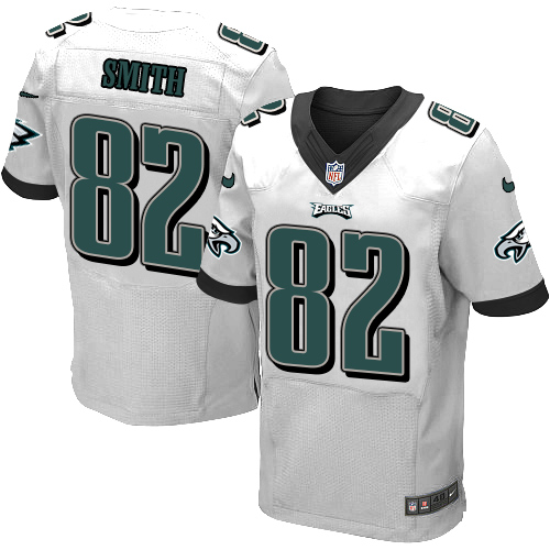 Nike Eagles #82 Torrey Smith White Men's Stitched NFL New Elite Jersey Nike Eagles #82 Torrey Smith White Men's Stitched NFL New Elite Jersey
