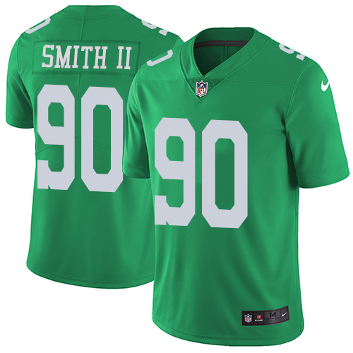 Nike Eagles #90 Marcus Smith II Green Men's Stitched NFL Limited Rush Jersey Nike Eagles #90 Marcus Smith II Green Men's Stitched NFL Limited Rush Jersey