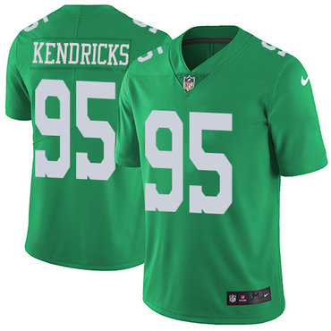 Nike Eagles #95 Mychal Kendricks Green Men's Stitched NFL Limited Rush Jersey Nike Eagles #95 Mychal Kendricks Green Men's Stitched NFL Limited Rush Jersey