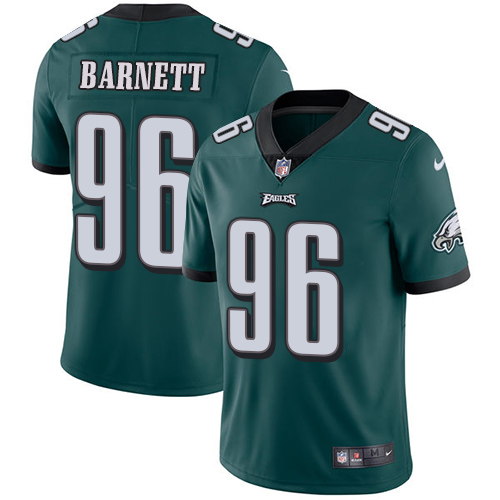 Nike Eagles #96 Derek Barnett Midnight Green Team Color Men's Stitched NFL Vapor Untouchable Limited Jersey Nike Eagles #96 Derek Barnett Midnight Green Team Color Men's Stitched NFL Vapor Untouchable Limited Jersey