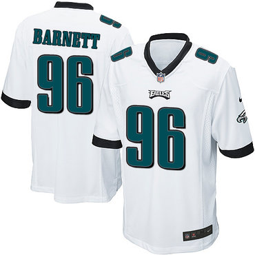 Nike Eagles #96 Derek Barnett White Youth Stitched NFL New Elite Jersey Nike Eagles #96 Derek Barnett White Youth Stitched NFL New Elite Jersey