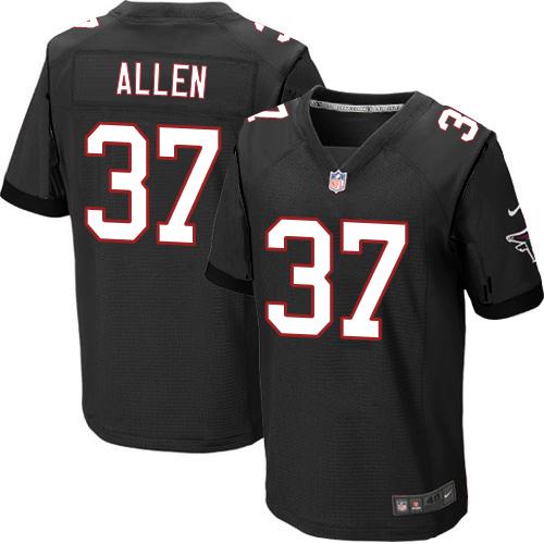 Nike Falcons #37 Ricardo Allen Black Alternate Men's Stitched NFL Elite Jersey Nike Falcons #37 Ricardo Allen Black Alternate Men's Stitched NFL Elite Jersey