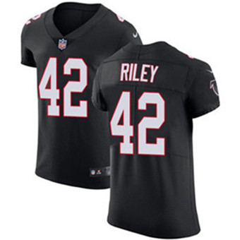 Nike Falcons #42 Duke Riley Black Alternate Men's Stitched NFL Vapor Untouchable Elite Jersey Nike Falcons #42 Duke Riley Black Alternate Men's Stitched NFL Vapor Untouchable Elite Jersey