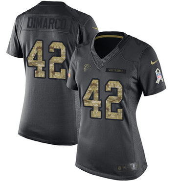 Nike Falcons #98 Takkarist McKinley Red Team Color Women's Stitched NFL Elite Jersey