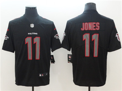 Nike Falcons 11 Julio Jones Black Vapor Impact Limited Jersey