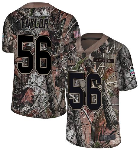 Nike Giants #56 Lawrence Taylor Camo Men's Stitched NFL Limited Rush Realtree Jersey Nike Giants #56 Lawrence Taylor Camo Men's Stitched NFL Limited Rush Realtree Jersey